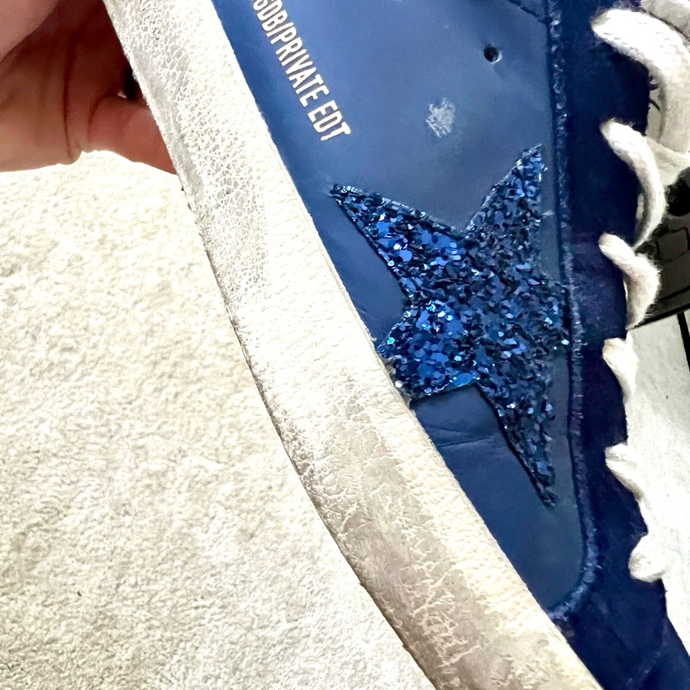 Low Top Golden Goose Glitter Star Sneakers size 38 (8)